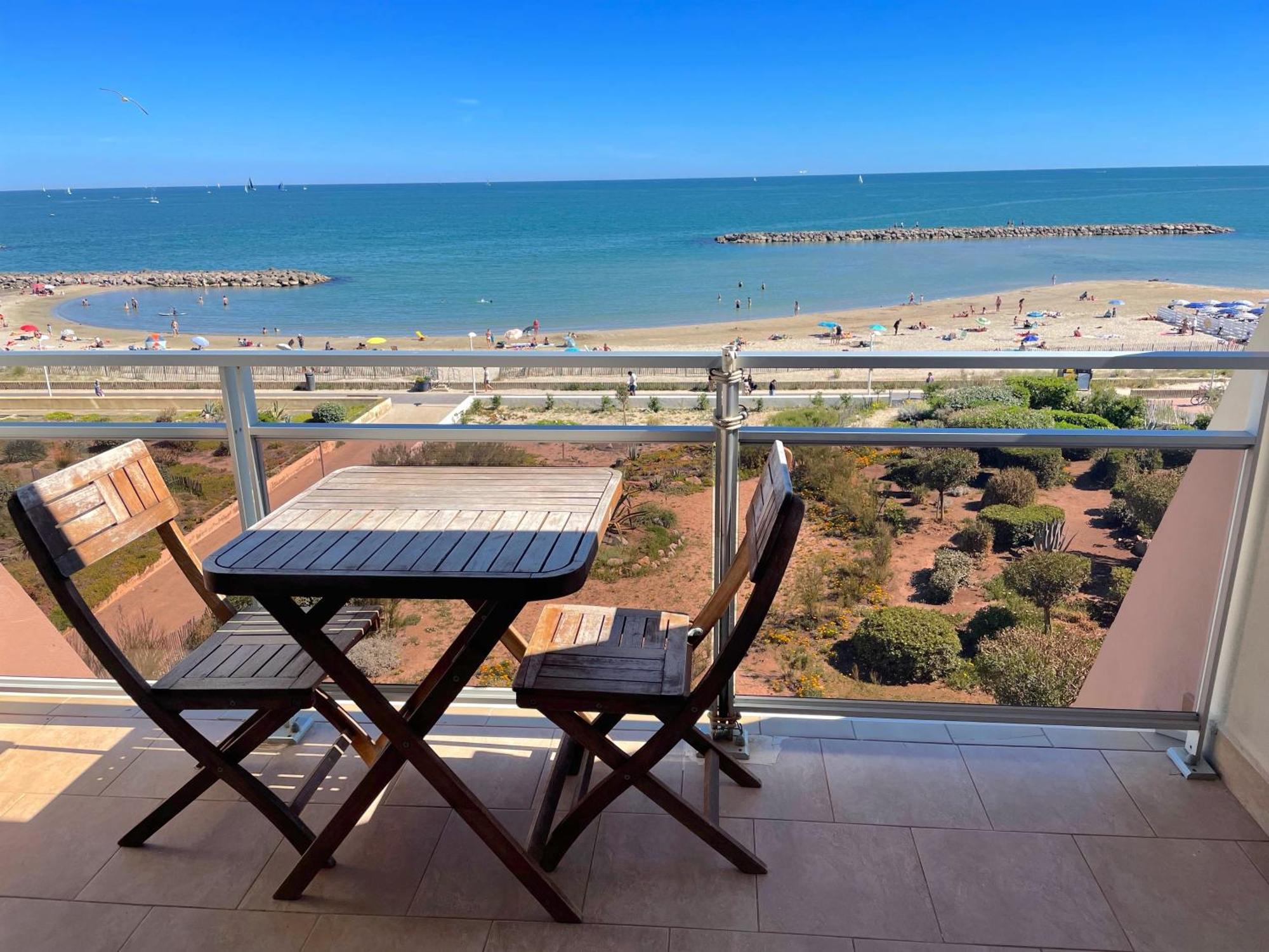 Front De Mer T2 Palavas Les Flots Direct Plage מראה חיצוני תמונה